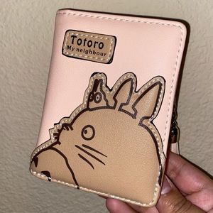 Small pink wallet